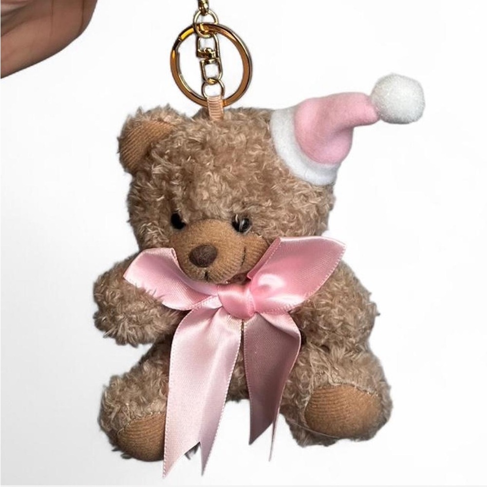Teddy Bear Christmas Keychain/ Purse Charm - Picture 6 of 10